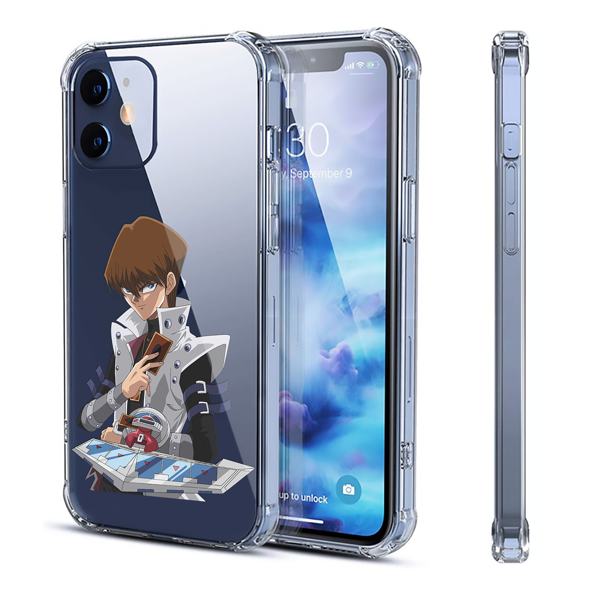 （画像用） 遊☆戯☆王 Yu-Gi-Oh! 【iPhone 12シリーズ対応】透明スマホケース（クリアソフトケース）
